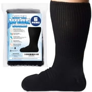Impresa 6-Pack Extra Width Socks for Lymphedema - Bariatric Sock