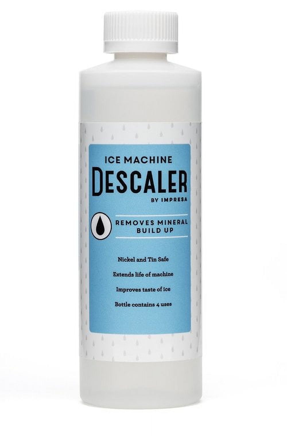 Essential Values 32 Uses Ice Machine Cleaner (Gallon / 3.78), Nickel Safe Descaler | Ice Maker Cleaner Compatible with: Whirl