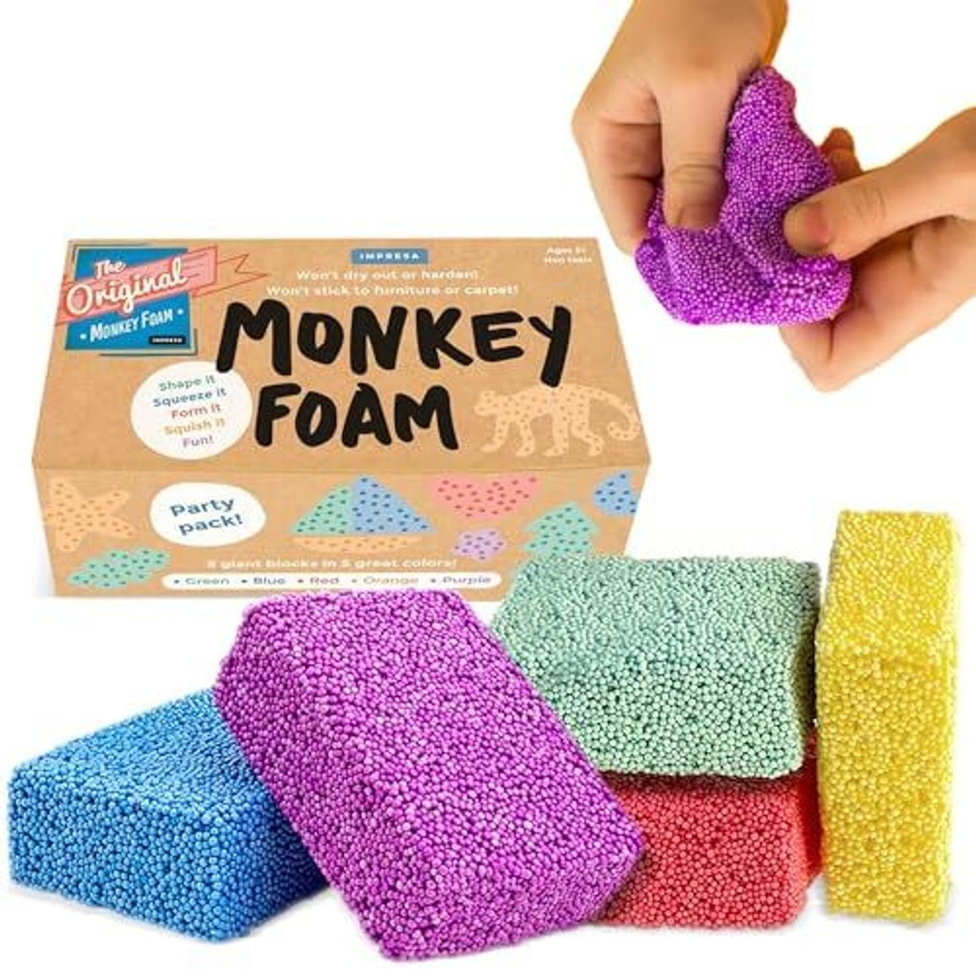 Impresa Monkey Foam - 5 Giant Blocks in 5 Great Colors
