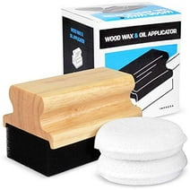 Impresa Oil & Wax Large Block Applicator - 2 Microfiber Buffing Pads