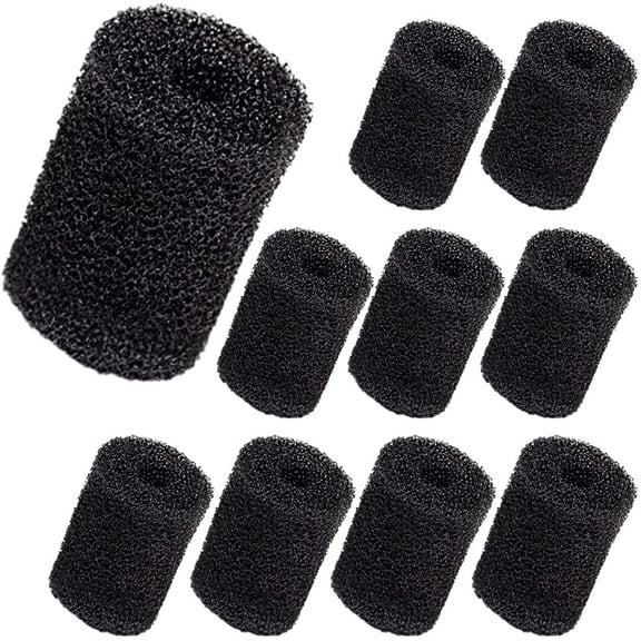 Impresa - Polaris Tail Scrubber Replacement for Vac-Sweep Pool Cleaner Hose Tail Black (10-Pack)