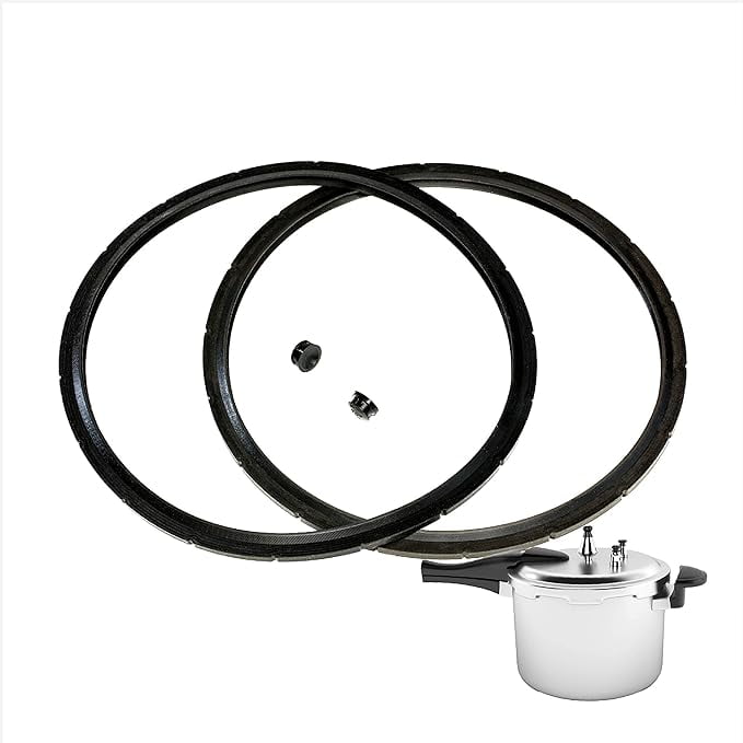 2 Pack of Presto Cooker Sealing Ring Overpressure Plug 2 Sets Pack Fit s 6 Quart Presto Corresponds By IMPRESA