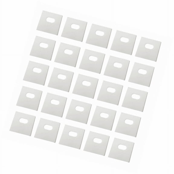 Impresa Products 25-Pack of Clear Paper Vertical Blind Repair Tabs / Vertical Blind Tabs / Blind Fixers