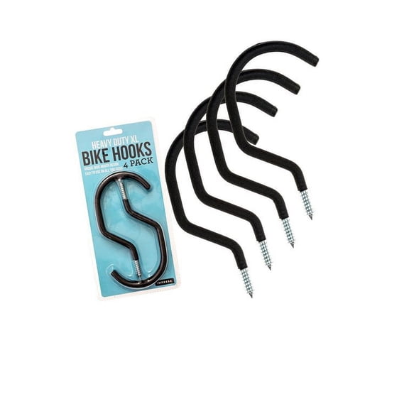 Impresa Products 4-Pack Bike Hanger/Bike Hook - Heavy-Duty, Fits all Bike Types