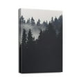 thumbnail image 1 of Impress Guests Intriguing Abstract Mountain & Forest Landscape - Modern Wall Decor for Living Room, Bedroom, Office Decor - Ready to Hang Framed Art 12x16inch, 1 of 7