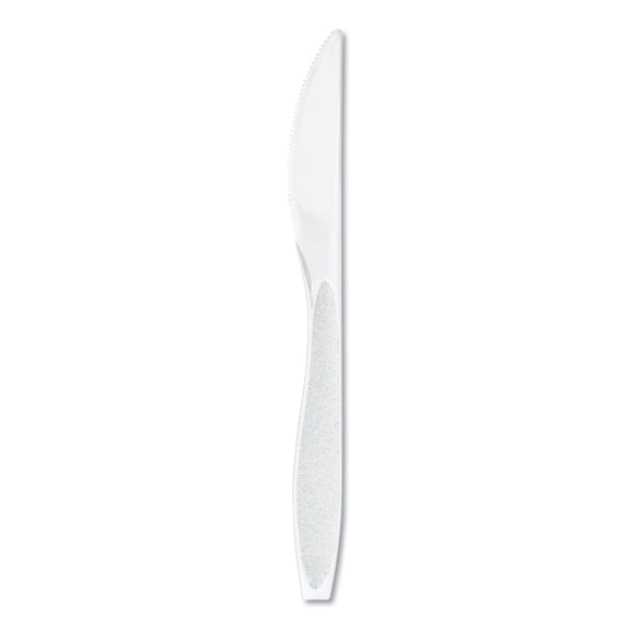 Impress Heavyweight Full-Length Polystyrene Cutlery, Knife, White, 1,000/Carton | Bundle of 5 Cartons