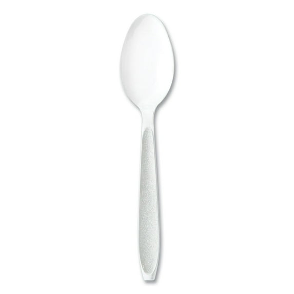 Impress Heavyweight Full-Length Polystyrene Cutlery, Teaspoon, White, 100/Box | Bundle of 2 Boxes