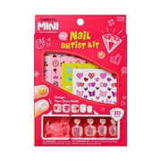 Impress Mini Press On Nail Artist Kit for Kids, Wannabe U, Squoval, 26 Press On Nails