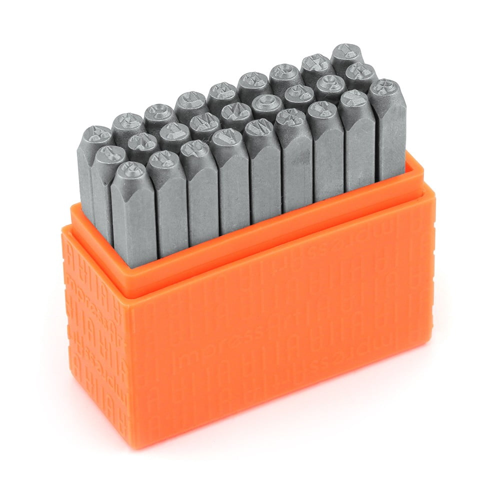 ImpressArt Basic Uppercase Typewriter Letter Stamps - 3mm