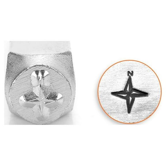 ImpressArt Design Stamp - Compass, 6 mm