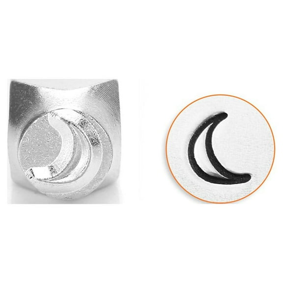 ImpressArt Design Stamp - Moon, 6 mm