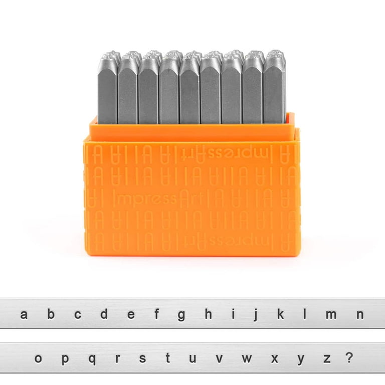 ImpressArt® Lowercase Sans Serif Letter Metal Stamp Set 