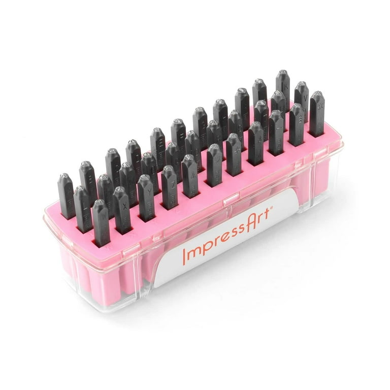 Impress Art Uppercase Metal Stamping Kit , Metal Jewelry Stamping Kit