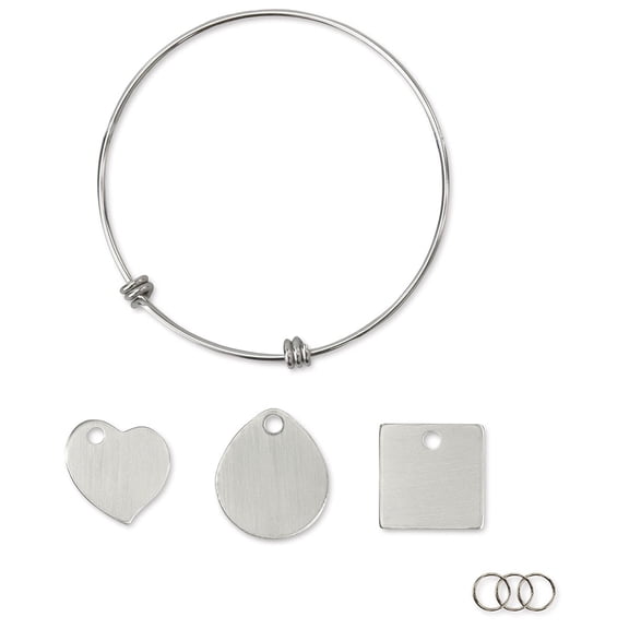 ImpressArt Stamp It Yourself Expandable Charm Bracelet Kit