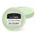 thumbnail image 1 of Impresserve 10" Edge Collection Disposable Mint Green Plates - 20 Count, 1 of 9