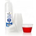 thumbnail image 1 of Impresserve 1oz Disposable Plastic Medicine Cups - 100 Count, 1 of 6