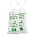 thumbnail image 1 of Impresserve 20lb Plastic Ice Bags with Drawstring Closure – 100 Count, 1 of 11