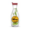 thumbnail image 1 of Impresserve 50 oz Plastic Beverage Carafe with Red Flip Tab Lid, 1 of 8