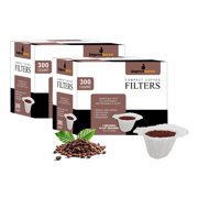 Impresserve White Paper Coffee Filters, Compact, 600 Count