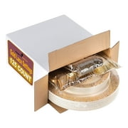 Impresserve Elegant Disposable Plastic Dinnerware Set with Gold Lace - 125 Pieces with Plates and Utensils for 25 Guests