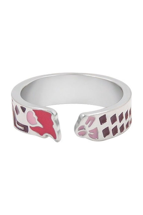 Impression Ring Anime Pattern Unisex