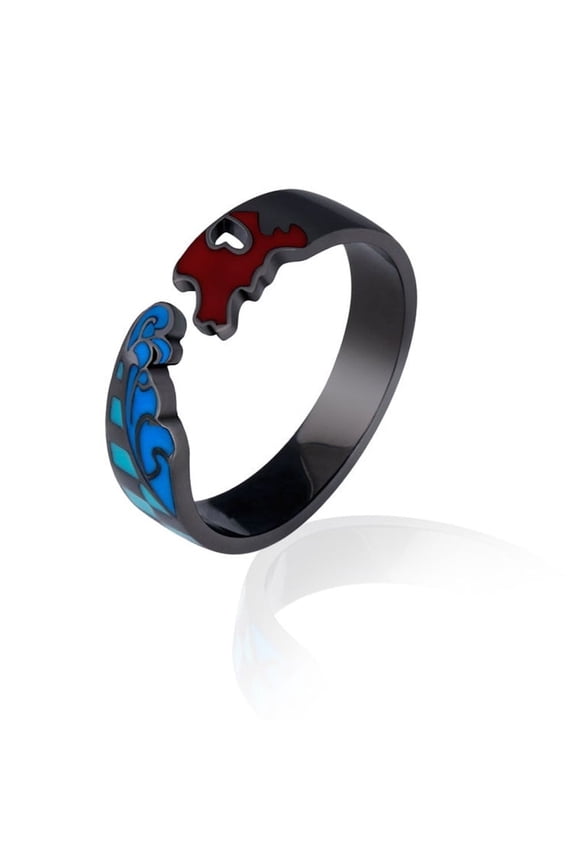 Impression Ring Anime Pattern Unisex