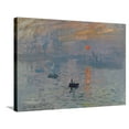 thumbnail image 1 of Art.com Impression: Sunrise, 1872 Stretched Canvas Print Wall Art by Claude Monet, 32" x 24", 1 of 4