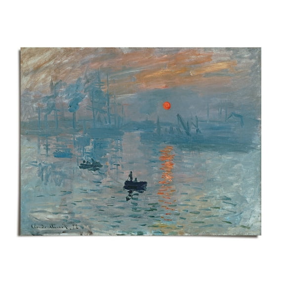 Impression Sunrise - Claude Monet - 11x14 - Wall Art Print - UNFRAMED