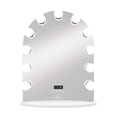 thumbnail image 1 of Impression Vanity Hollywood Glow Arch Vanity Mirror with Ultra Bright 11 Frosted LED Bulbs  (White), 1 of 4