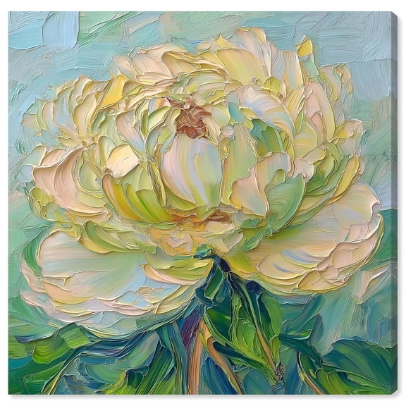 Impressionist Bloom II Canvas Flower Art by Art Remedy, Gallery Wrapped, 40" x 40"