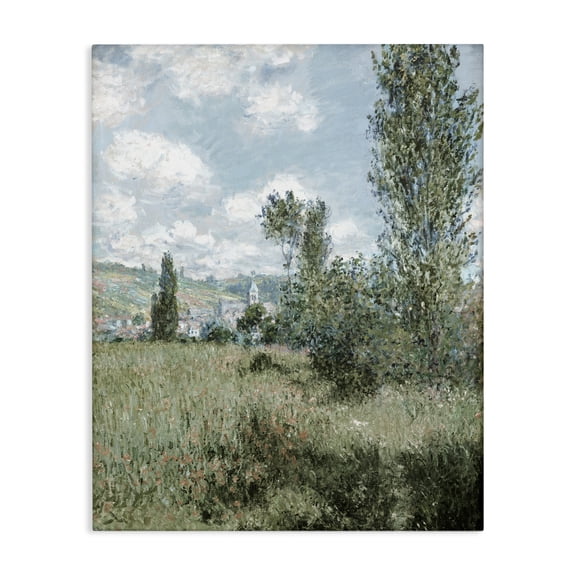 Stupell Industries Impressionist Countryside Dappled Clouds Canvas Wall Art, design by Corinne Haig