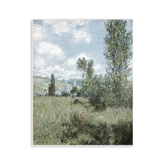 Stupell Industries Impressionist Countryside Dappled Clouds Wall Plaque Art, design by Corinne Haig
