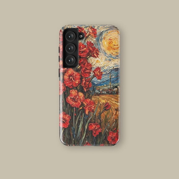 Impressionist Floral Art MagSafe Case for iPhone Samsung Painting