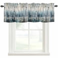thumbnail image 1 of Impressionist Style Valances for Windows Spring Tree Oil Painting Rod Pocket Curtain Valance Window Treatment Short Curtains for Kitchen Living Room, 60"x14", 1 of 9