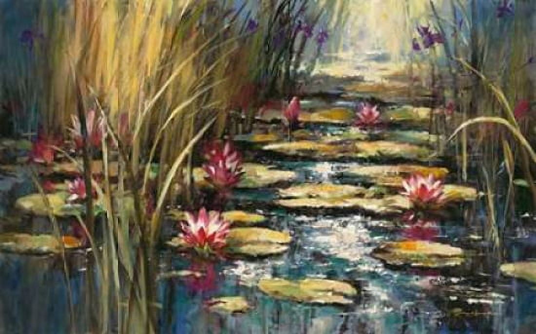 Impressionists Pond Canvas Art - Brent Heighton (24 x 36)