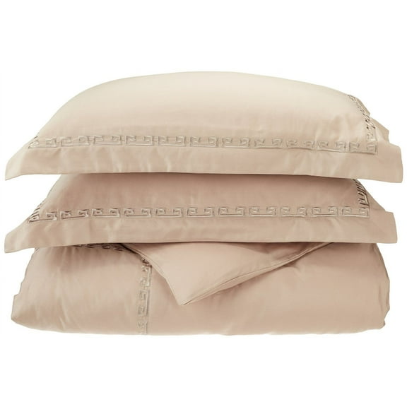 Impressions 600-Thread Count Embroidered Cotton Sateen Duvet Cover Set