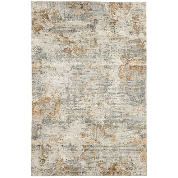 Impressions Abstract Area Rug - Blue, 2'6"x7'5"