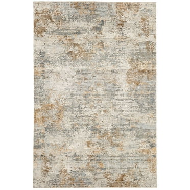 Impressions Abstract Area Rug - Blue, 5'x7'5"