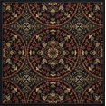 thumbnail image 1 of Impressions Abstract Floral Geometric Medallion Area Rug, 5' x 5', 1 of 5