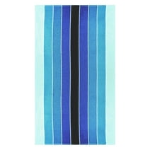 Impressions Angelonia Striped Cotton Oversized Beach Towel