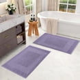 thumbnail image 1 of Impressions Bison 2-Piece Absorbent Cotton Bath Mat, 1 of 8