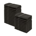 thumbnail image 1 of Impressions Bolingbroke Eco-Friendly Cotton 24-Piece Face Towel Set, Black, 1 of 6