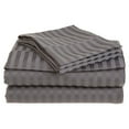 thumbnail image 1 of Impressions Christy Striped Microfiber Deep Pocket Sheet Set, 1 of 4
