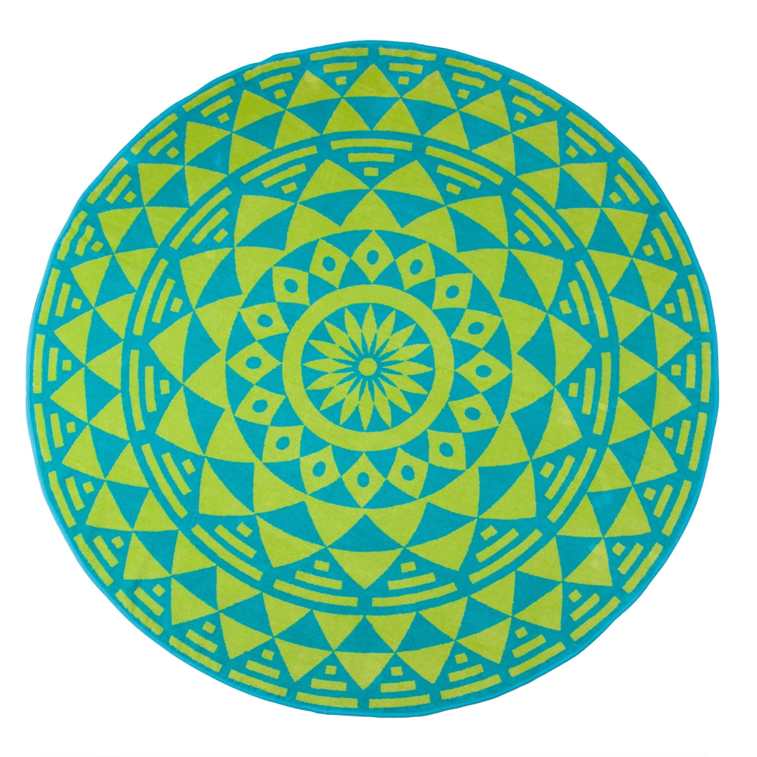 Impressions Cotton Modern Round Beach Towel
