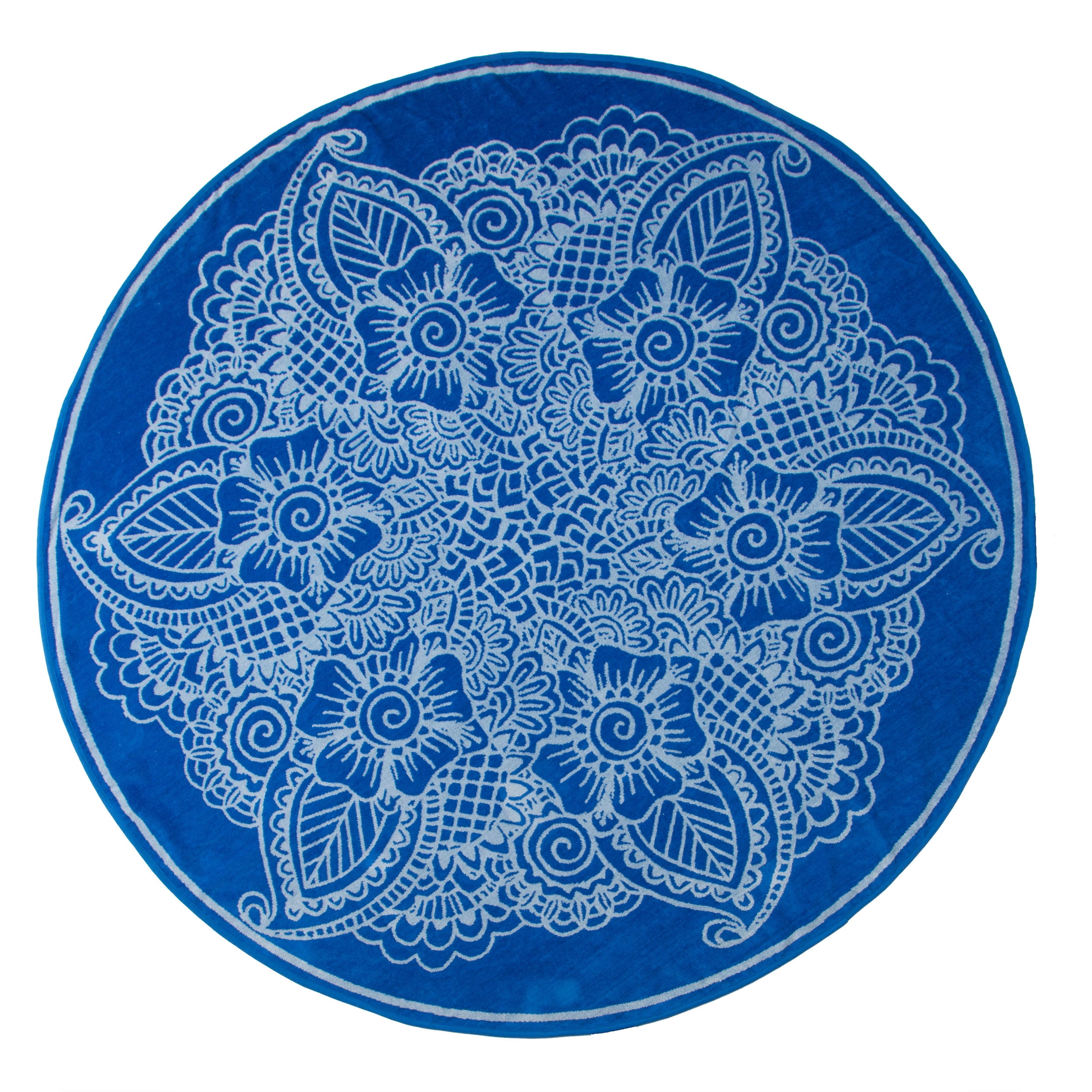 Impressions Cotton Modern Round Beach Towel