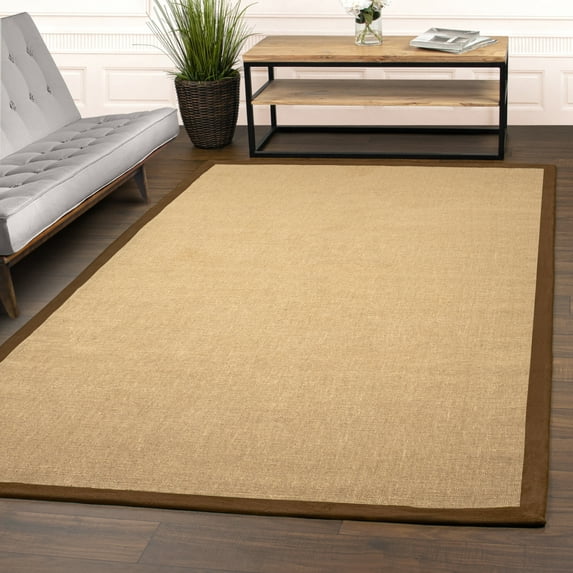 Impressions Eilonwy Jute Hand-Woven Indoor Area Rug, 2' x 3', Chocolate