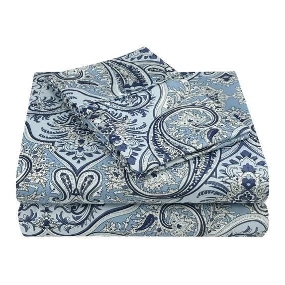 Impressions Etheridge Paisley Microfiber Deep Pocket Sheet Set