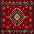 thumbnail image 1 of Impressions Floral Geometric Ikat Area Rug, 5' x 5', 1 of 6