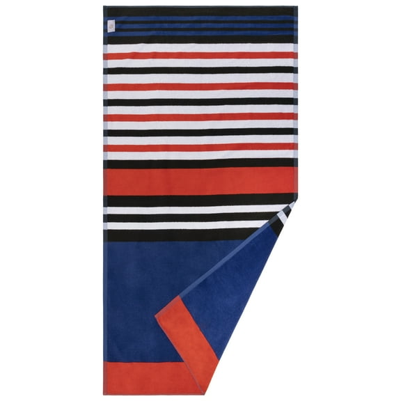 Impressions Fuschia Oversized Island Beach Towel