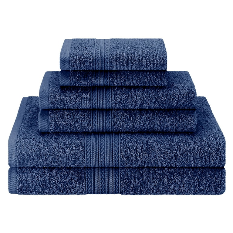  SUPERIOR Eco-Friendly Cotton 6-Piece Hand Towel Set